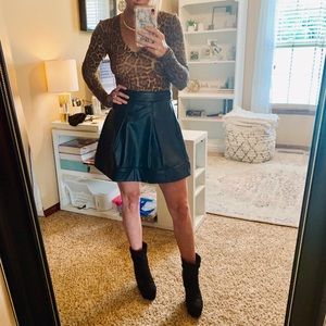 Black Platform Wedge